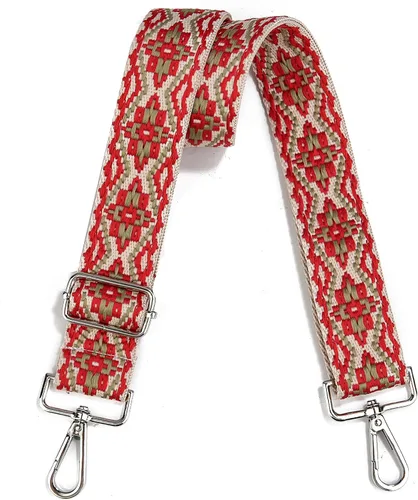 Miniatura 35 de Correa de Bolso Ancha Correa de Hombro Ajustable Correa de Repuesto Cruzada Correa de Bolso de Hardware Plateado