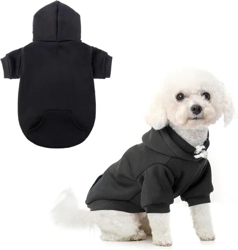 Miniatura 12 de SCENEREAL Sudadera de seguridad con capucha para perros grandes, medianos y pequeños, para niños y niñas, disfraz de perro suave con agujero para #1