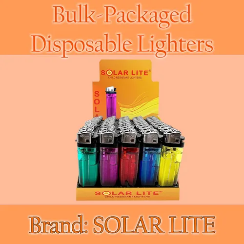 Miniatura 5 de Encendedores desechables (paquete de 1000) Solar Lite
