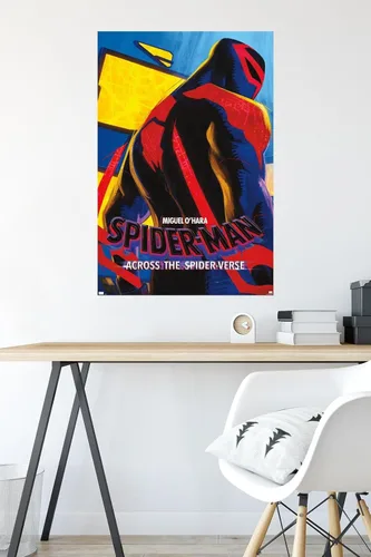 Miniatura 4 de Marvel Spider-Man: Across The Spider-Verse - Póster de pared de una hoja de Miguel O'Hara, 34 pulgadas de largo x 22.4 pulgadas de ancho, versión