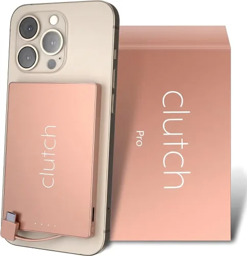 Miniatura 20 de Clutch - Cargador portátil Pro USB-C - Compatible con iPhone 15, 16, 17 y dispositivos Android - Batería magnética de banco de energía - Aprobado