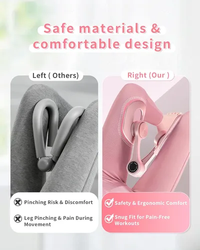 Miniatura 7 de Thigh Trainer for Women, 360° Adjustable Pelvic Floor Muscle Trainer, Inner Thigh Exerciser, Multi-Function Home Gym Equipment for Hip, Leg, Arm &