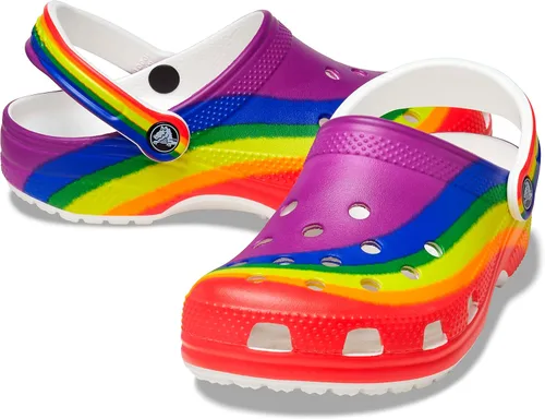 Miniatura 7 de Crocs Unisex-Adult Classic Rainbow Dye Clog