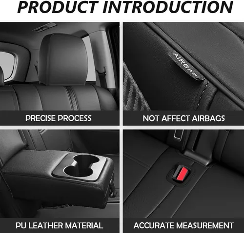 Miniatura 6 de Xipoo Funda para Asiento de 8 Plazas Compatible con Protector de Asiento de Coche para Toyota Highlander 2014-2019 Reemplazo para Accesorios