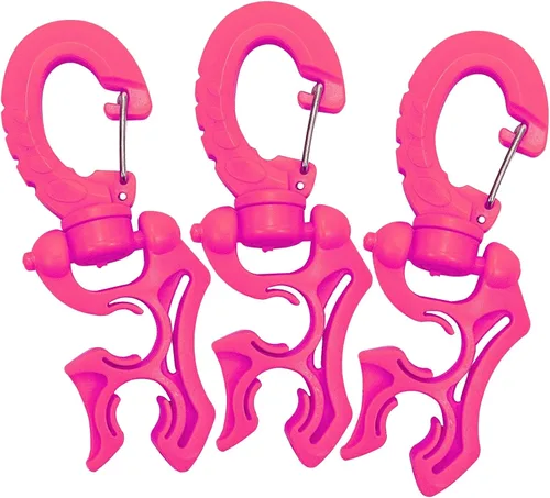 Miniatura 20 de Clip de soporte de manguera de buceo – Organizador de manguera seguro doble LP/HP para configuración BCD y gestión de equipos de buceo – Accesorio