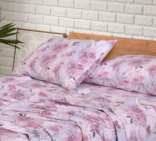 Miniatura 8 de RUVANTI Sábanas de percal 100% algodón, tamaño individual XL, aroma Fresco fresco, bolsillo profundo de 16 pulgadas, suave, transpirable