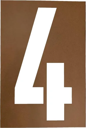 Miniatura 5 de Plantilla de letras grandes Elige tus propias letras y números Plantillas de números grandes Plantillas grandes para estacionamiento