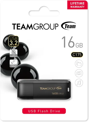 Miniatura 9 de TEAMGROUP C175 16GB USB 3.2 Gen 1 (USB 3.1/3.0) Unidad Flash Thumb Drive de Lectura 75MB/s, Memoria de Almacenamiento de Datos Externa Compatible
