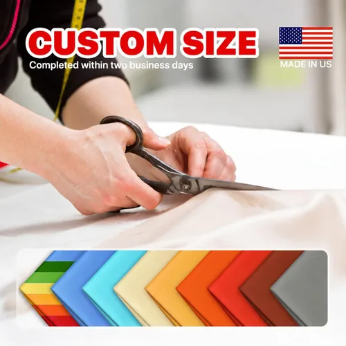 Miniatura 7 de ColourTree 6' x 10' Tamaño Personalizado Rojo TADS9.5 Toldo Cuadrado Impermeable UPF50 Toldo de Sombra para Carpa de Protección, 95% de Bloqueo