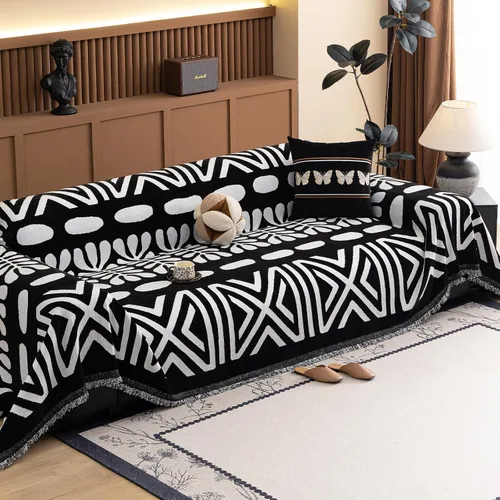 Miniatura 43 de VClife Fundas de sofá bohemio de felpilla para sofá seccional, fundas de sofá suaves y antideslizantes para sofá de 2 cojines, protector de muebles