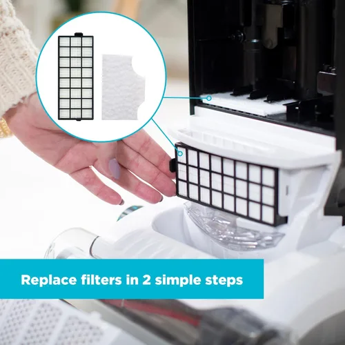 Miniatura 7 de Simplicity Aspiradora vertical para alergias con bolsas y juego de filtros, aspiradora empaquetada con aspiradora Hepa certificada para pelo