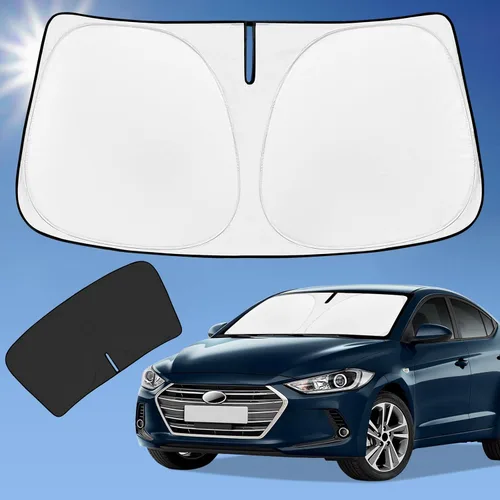 Miniatura 177 de para Dodge RAM 1500 2019-2024 2025 2026 Parasol Parasol para Parabrisas Cubierta - 4 Capas Parasol para Ventana Delantera para RAM1500 2Puertas