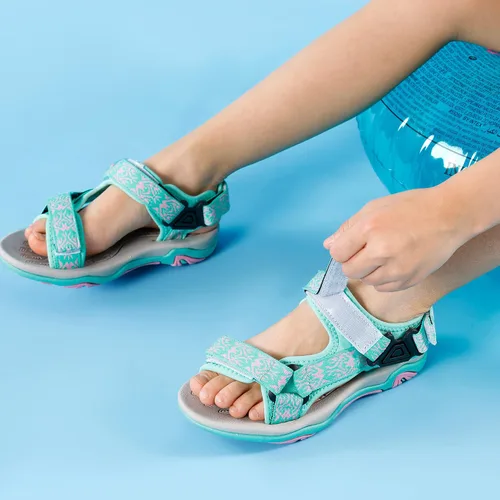 Miniatura 5 de DREAM PAIRS Sandalias de verano para niños, ligeras y ajustables (para niños y niñas, grandes y pequeños).