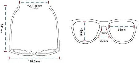 Miniatura 3 de Lentes de sol polarizados para los UV, antideslizantes, sin rebote, de Goodr, Azul