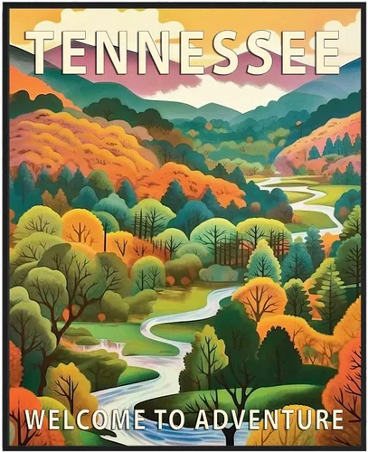 Miniatura 20 de Póster artístico de Alaska, decoración artística de paisaje retro de Estados Unidos, pintura de montaña y paisaje de aventura para dormitorio, sala