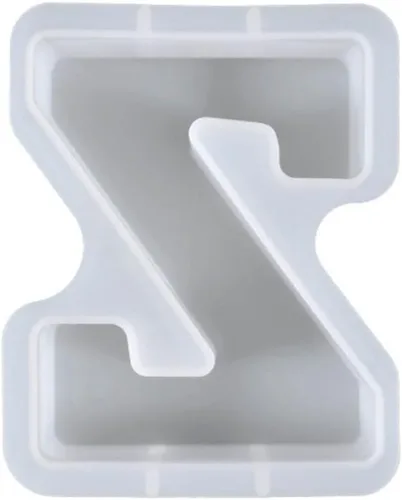 Miniatura 34 de Moldes de letras grandes para resina – Moldes epoxi de letras mayúsculas 3D de 7 pulgadas, moldes de silicona del alfabeto grande de la A a la Z