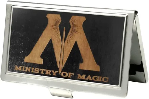 Miniatura 19 de Buckle-Down Tarjetero Hufflepuff Crest Golds/Negro - Pequeño