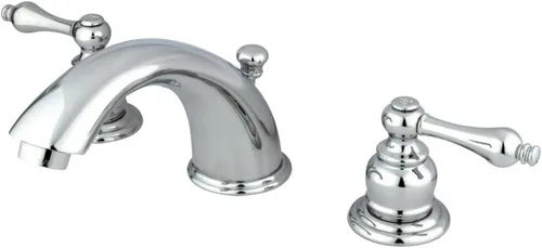Miniatura 10 de Kingston Brass KB979AL - Grifo victoriano de baño extendido, centro ajustable de 8 pulgadas, níquel cepillado/latón pulido brushed nickel/polished