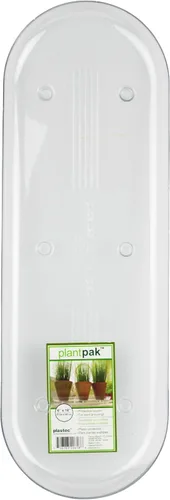 Miniatura 5 de Plastec PLIPAK612 Platillo Ovalado Plantpak, Transparente, 12 pulgadas