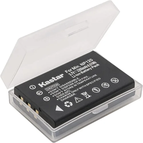 Miniatura 2 de Kastar Batería de repuesto para cámara digital Fujifilm NP-120, NP-120B, FNP120, TOSHIBA NP-120, PX1657, PENTAX D-LI7, RICOH DB-43, CONTAX BP-1500S