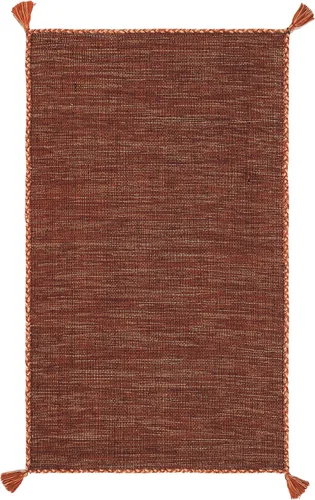 Miniatura 13 de SAFAVIEH - Alfombra decorativa de la colección Montauk, 2 x 3 pies, color beige y negro, tejido plano de algodón hecho a mano con borlas