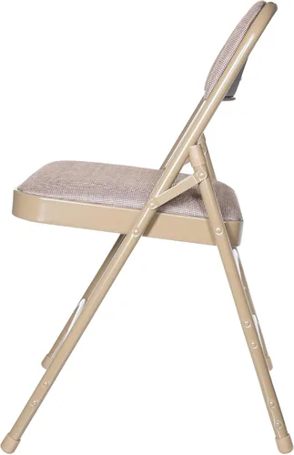 Miniatura 5 de OEF Furnishings Serie OEF2300 - Sillas plegables de doble bisagra con triple apoyo, tapizado de tela de alta calidad y servicio pesado