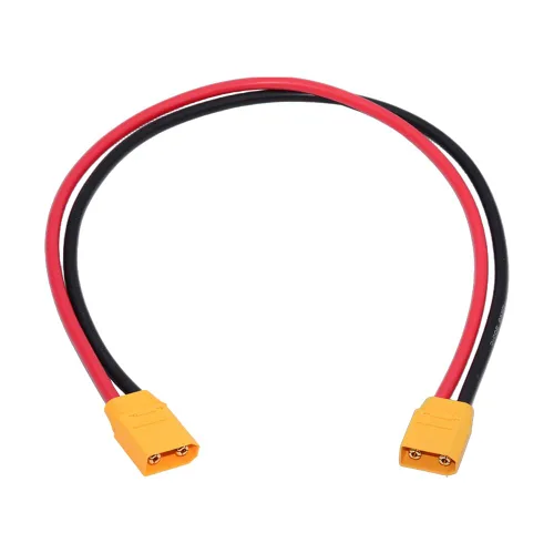 Miniatura 12 de xiwai Cable de extensión XT60 12AWG hembra a conector hembra para estación de energía de batería RC con panel solar (1.6 pies)