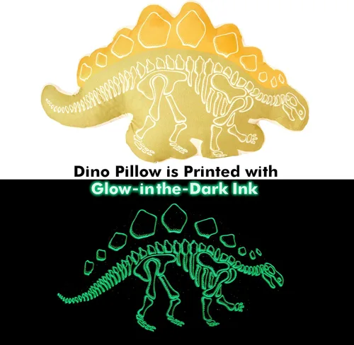 Miniatura 5 de Northwest Classics Dino Discovery - Juego de ropa de cama de 6 piezas que brilla en la oscuridad, ropa de cama para todas las estaciones para niñas