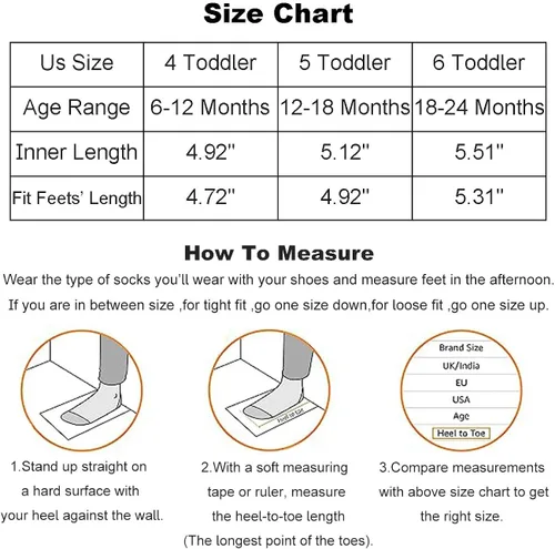 Miniatura 6 de iSusuJo Zapatos de bebé para niño y niña, zapatos para caminar sin cordones para bebés, zapatos para primeros pasos, 6, 9, 12, 15, 18, 24 meses