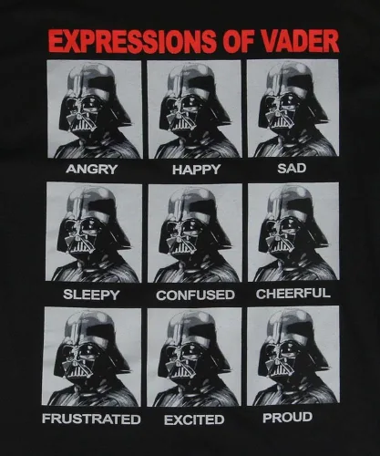 Miniatura 2 de Star Wars Expressions of Darth Vader - Camiseta para adulto