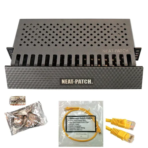 Miniatura 11 de Neat Patch MINI 1U Unidad de gestión de cables de bajo perfil