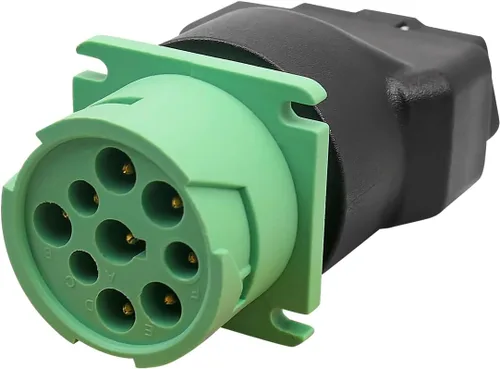 Miniatura 6 de OBD2 macho a verde J1939 adaptador hembra 9pin a 16pin