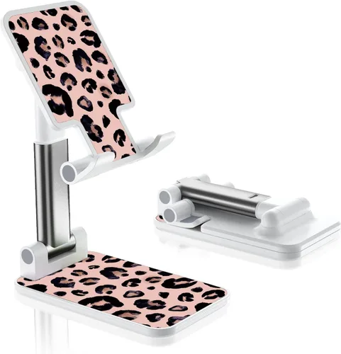 Miniatura 13 de Soporte de teléfono plegable para escritorio - Soporte de teléfono celular de ángulo ajustable - Adecuado para iPhone, Samsung - Flor negra