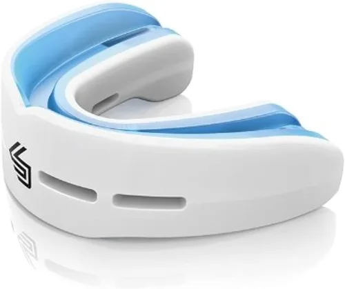 Miniatura 11 de Shock Doctor Protector bucal doble nano, protege los dientes superiores e inferiores, disponibles para jóvenes y adultos Carbono