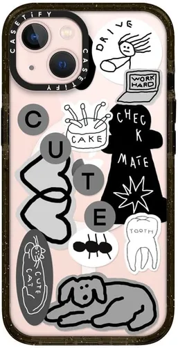 Miniatura 269 de Funda Impact de CASETiFY para iPhone 13 Pro Max con Magsafe - Estuche Claro Cuento de Invierno - Claro Negro Estuche transparente Winter Tale