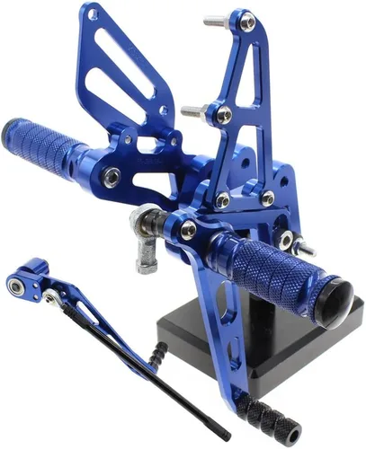 Miniatura 5 de FXCNC Juego de clavijas traseras CNC Billet para motocicleta, reposapiés totalmente ajustables, compatible con GSX-R GSXR 600 750 GSXR600 GSXR750