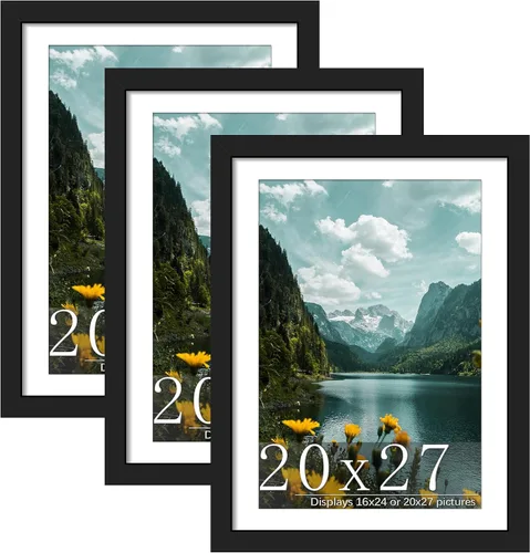 Miniatura 84 de Picrit Paquete de 3 portarretratos de 20 x 20 pulgadas, póster de 16 x 16 pulgadas con paspartú o de 20 x 20 pulgadas sin paspartú para montaje
