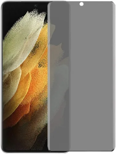 Miniatura 2 de Protector de pantalla de privacidad para Samsung Galaxy S21 Ultra 5G, vidrio templado, [2 unidades] 3D curvado cobertura completa antiespía