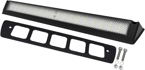 Miniatura 8 de Raycharm - Lámpara LED para porche exterior de RV de 22.4", 40° de ángulo descendente, haz de inundación de luz blanca fría de 6000K, 12V/24V DC