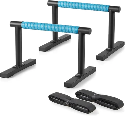 Paraletas de entrenamiento de fuerza, barras de empuje I-Sit, asas de flexiones, equipo de calistenia para entrenamiento en casa, barras de gimnasia