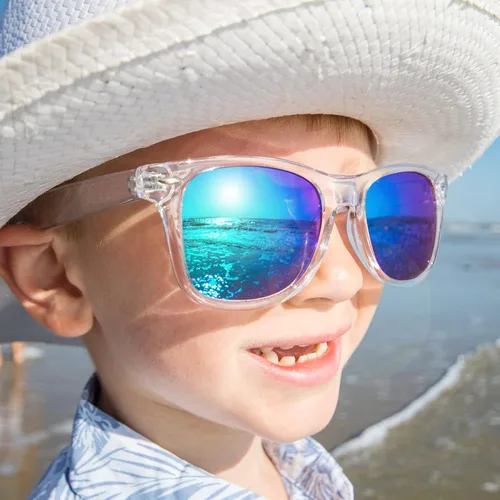 Miniatura 100 de Suministros para regalos de fiesta de colores neón Paquete de 8 gafas de sol unisex