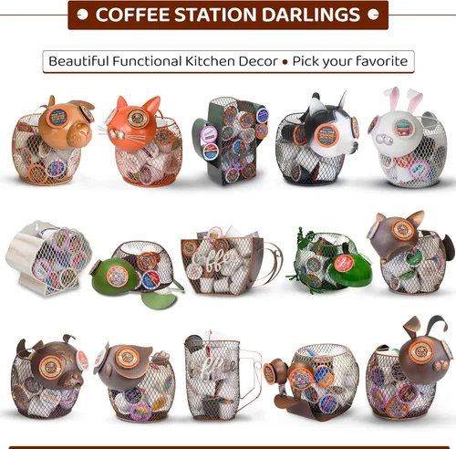 Miniatura 6 de Organizador de cápsulas de café Made Easy Kit - Decoración funcional para barra de café en casa - Accesorios de almacenamiento en encimera