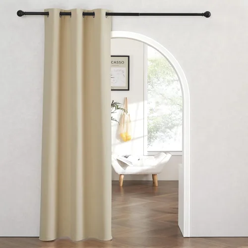 Miniatura 143 de RYB HOME - Cortinas extra largas con bloqueo de luz, persianas opacas insonorizadas para privacidad para cine en casa, oficina, fondo de patio, sala