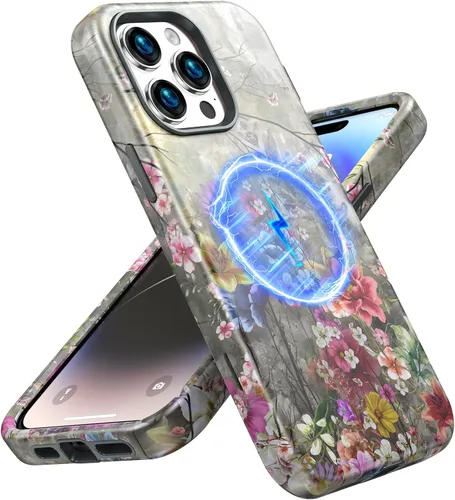 Miniatura 20 de Magsafe - Funda protectora para iPhone 13/14, a prueba de golpes, a prueba de caídas, funda inalámbrica para parachoques, protección híbrida