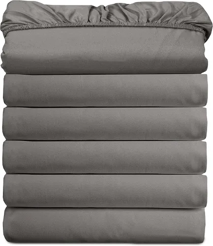 Miniatura 33 de Elegant Comfort Paquete de 6 sábanas bajeras ultrasuaves a granel – 1500 sábanas bajeras de microfibra de alta calidad hotelera, bolsillos profundos