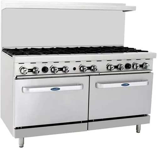 Miniatura 11 de Atosa AGR Cocina de Gas Comercial, 60.0 in Gas Range, (10) Quemadores Superior, (2) Hornos Estándares, Gas Propano (AGR-10B-LP)