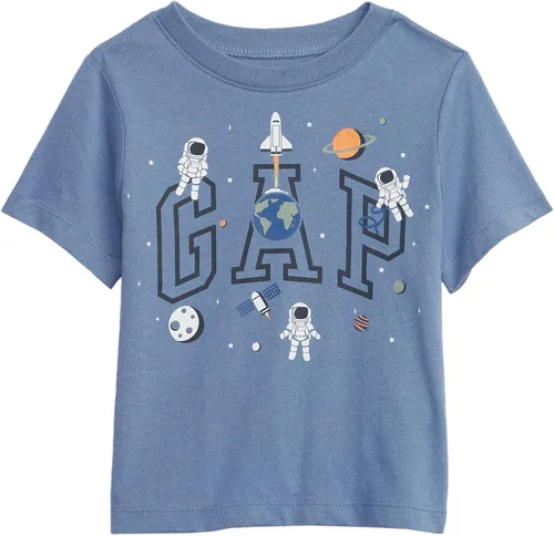 GAP Camiseta de manga corta con logotipo para bebé niño