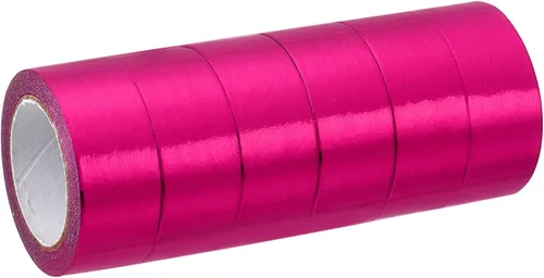 Miniatura 12 de PATIKIL Cinta adhesiva metálica Washi de 0.591 in x 16.4 ft, paquete de 6 calcomanías adhesivas de papel de arte para bricolaje, manualidades, Rosa