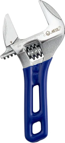 Miniatura 10 de Llave inglesa ajustable de apertura grande con mango corto de 8 pulgadas