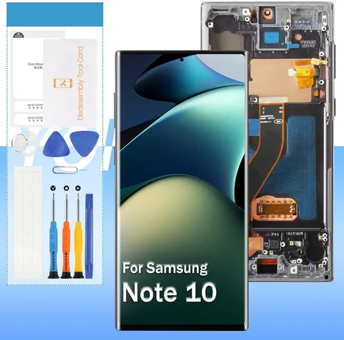 Reemplazo de pantalla para Samsung Galaxy Note 10 SM-N970F SM-N970U SM-N9700 6.3 pulgadas, pantalla LCD táctil digitalizador con marco negro